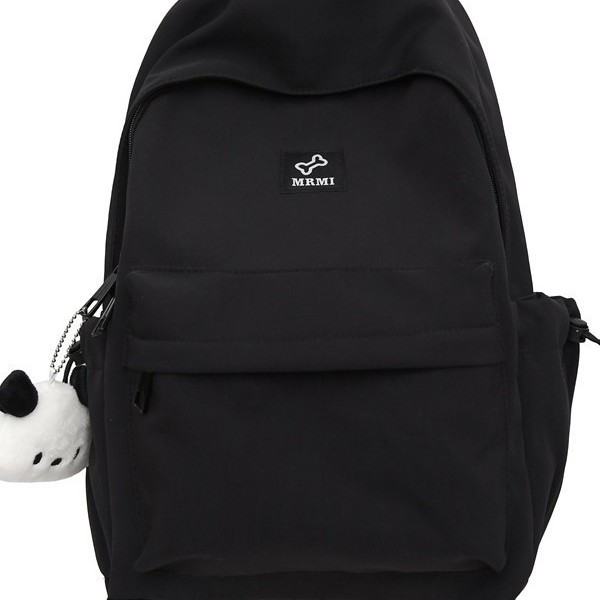 A new high-appearancelevel solid-color backpack from Korean Instagram, a casual, simple, lightweight and large-capacity backpack for middle and high school students Item Picture