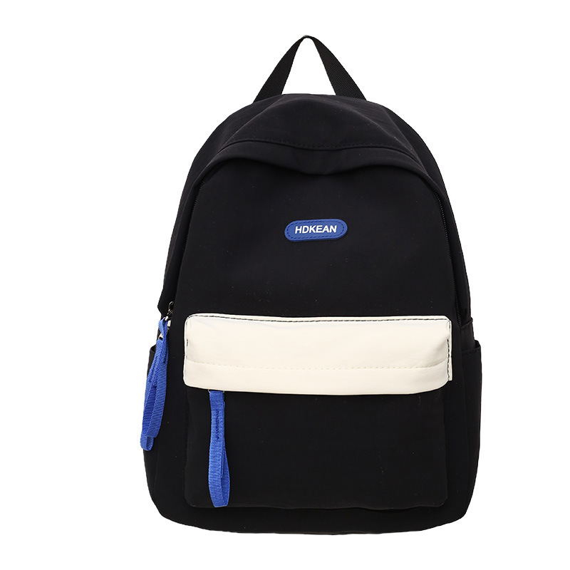 A new Japanese-style ins backpack with a high level of appearance, fresh and sweet color contrast, is a lightweight multi-pocket backpack for primary and secondary school students Item Picture