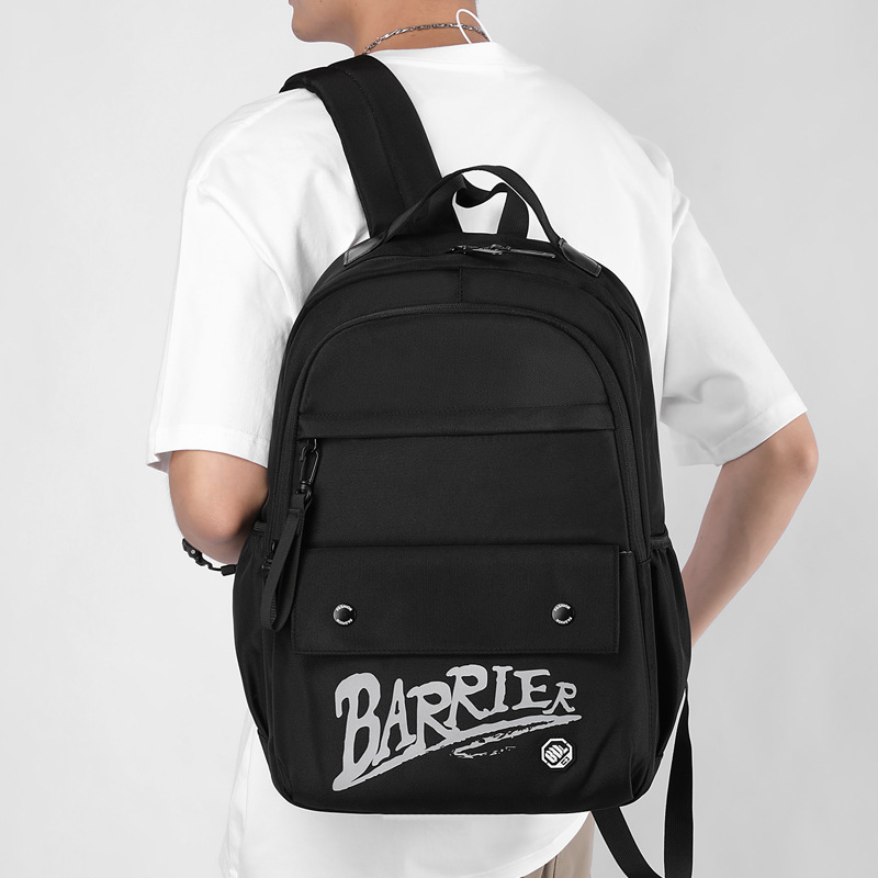 New male and female student backpacks, simple and casual backpacks for college girls, outdoor travel bags and student bags details Picture