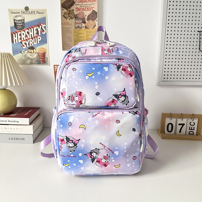 Wholesale of new Spring 2024 children's backpacks featuring cartoon cuteness for boys and girls, reducing burden and protecting the spine for kindergartens Specification drawing