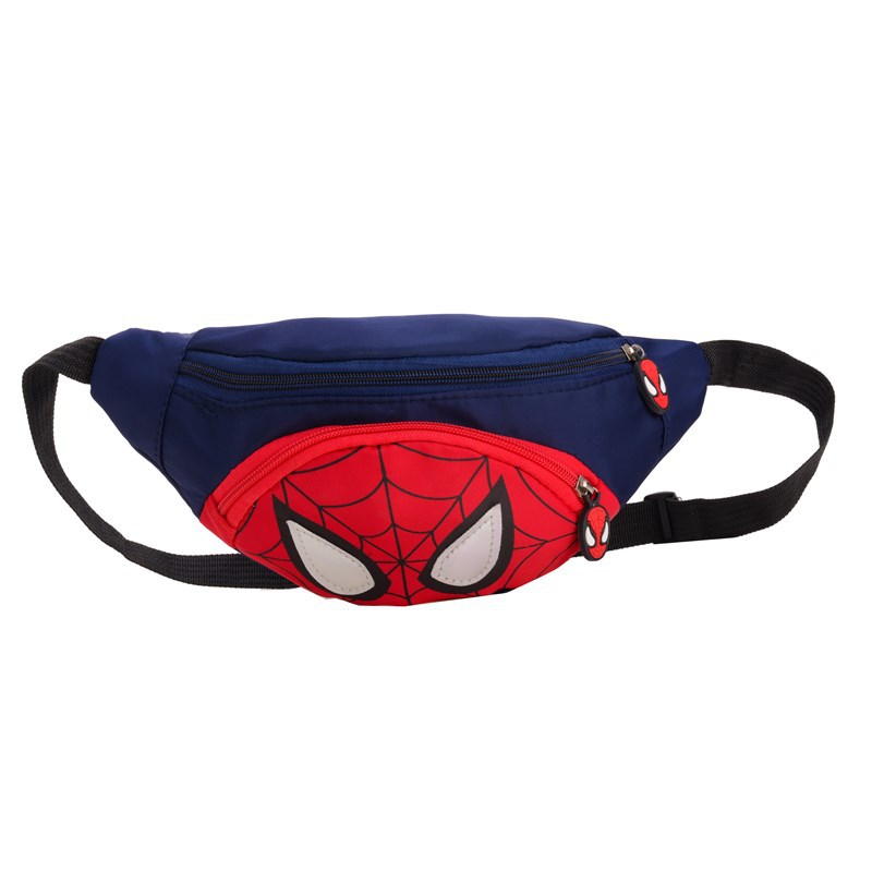 New children's crossbody bag, light bag, cartoon and cute printed baby chest bag, stylish light small waist bag for boys and girls Item Picture