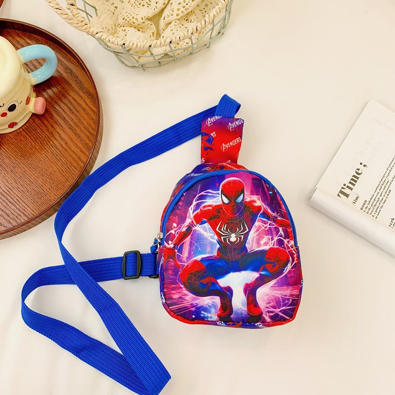 2025 New children's bags for boys and girls, fashionable cartoon coin purses, crossbody bags, outdoor casual small backpacks and chest bags Specification drawing