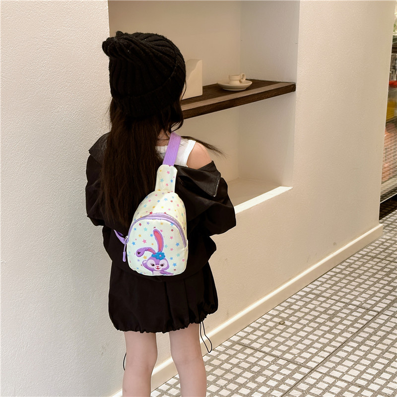 A cute girl's chest bag, a cartoon anime little boy's coin purse, and a fashionable small bag for going out Application Scenario