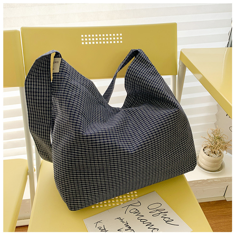 Japanese-style ins fresh and cute checkered schoolbag, soft and cute little backpack for girls, casual and versatile crossbody bag for college students Specification drawing