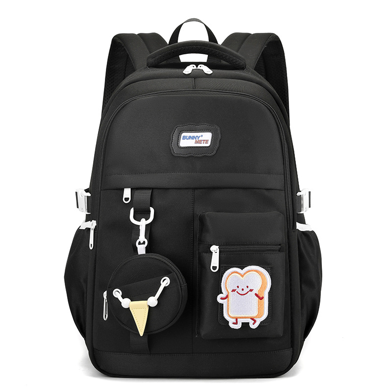"Schoolbag for Girls 2025 New Korean version, high-quality large-capacity backpack for junior high school girls and primary school students from grades three to six. Item Picture