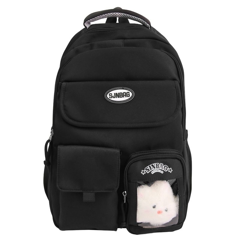 A new high-appearance-level college style ins sweet and cute schoolbag, a versatile and large-capacity backpack for junior and senior high school students Item Picture