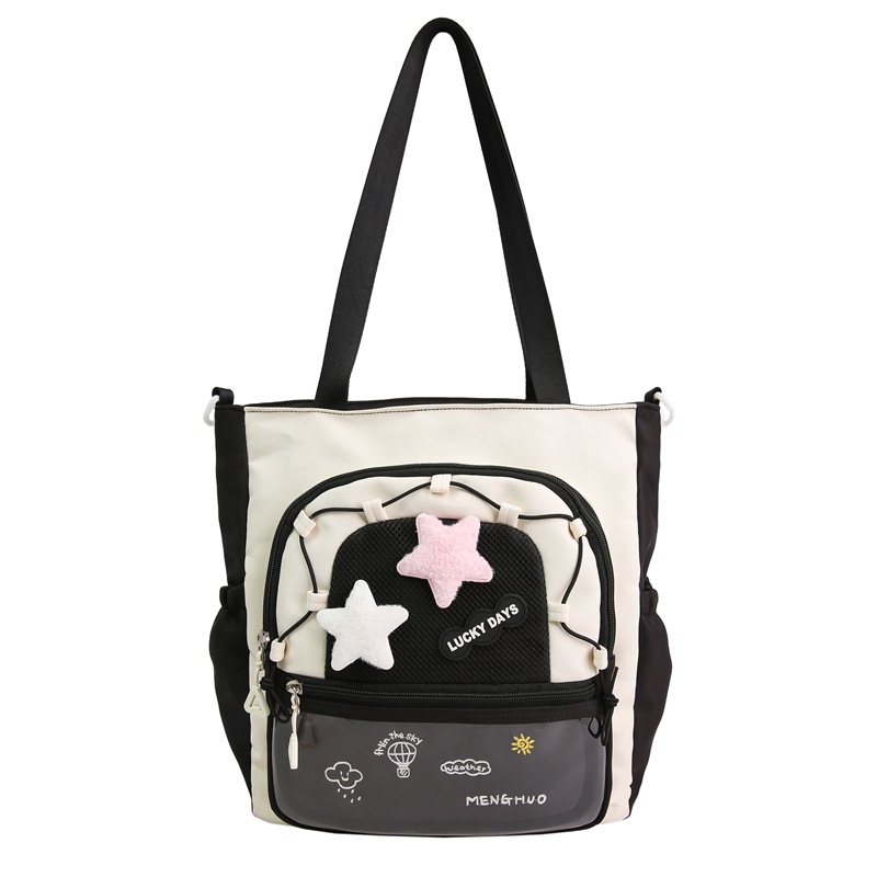 The new Japanese-style ins high-appearance-level fresh and sweet 2D girl smug pain bag, tutorial bag and lightweight crossbody bag Item Picture