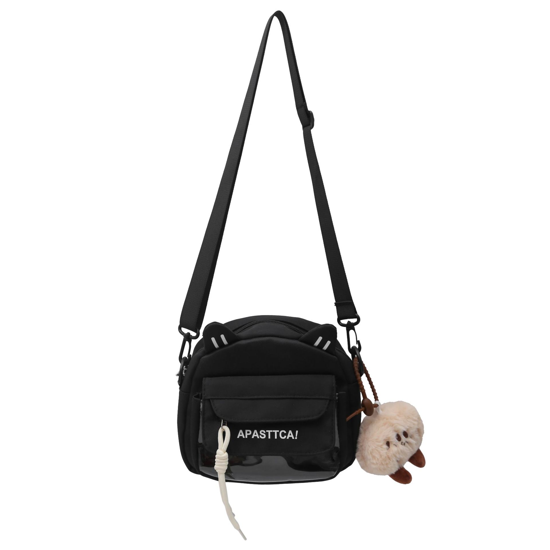 New Instagram-style Japanese Harajuku cute and versatile girl crossbody bag, soft girl sweet and fashionable casual single-shoulder bag Item Picture