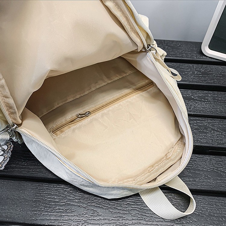 New outdoor backpacks, color-blocking hiking bags, picnic retro schoolbags, lightweight travel bags, and small sports hiking backpacks Specification drawing