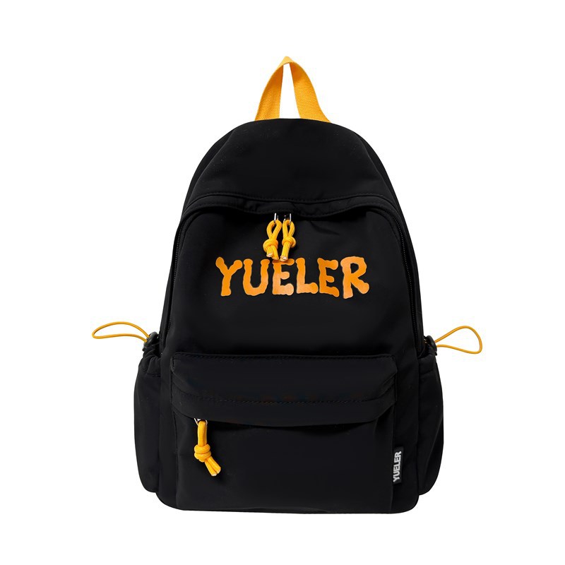 The new Korean-style ins high-appearance-level fresh and sweet letter backpack is a lightweight and large-capacity backpack for junior and senior high school students Item Picture