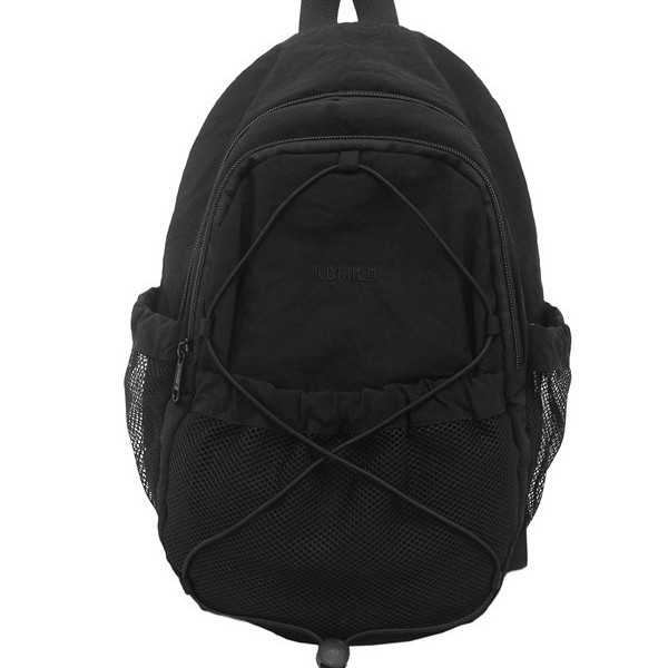 A new high-appearation-level mountain-themed ins drawstring color-blocking backpack for couples, a lightweight travel and mountaineering backpack with large capacity Item Picture
