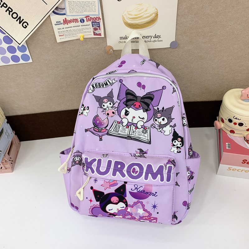 Children's Backpack 2025 New Trend, large capacity backpack for kindergarten and primary school students, Korean cartoon Cute schoolbag Specification drawing