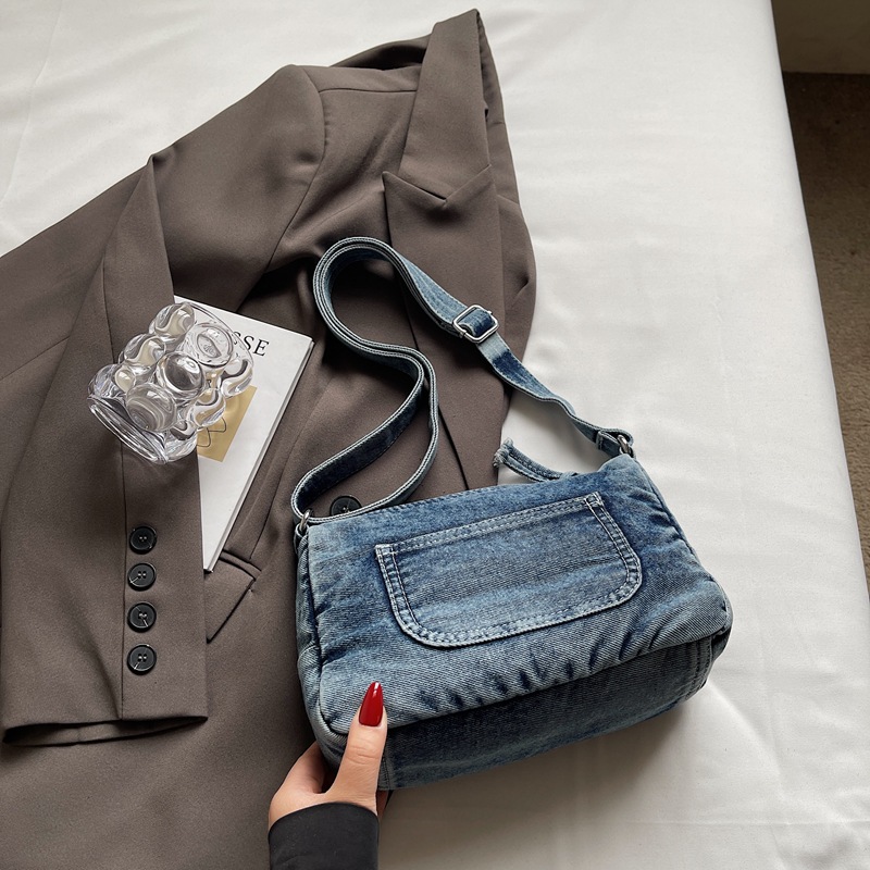New Hong Kong-style ins high-look multi-layered bag for women, casual and simple, versatile for commuting, and a crossbody bag for going shopping Specification drawing