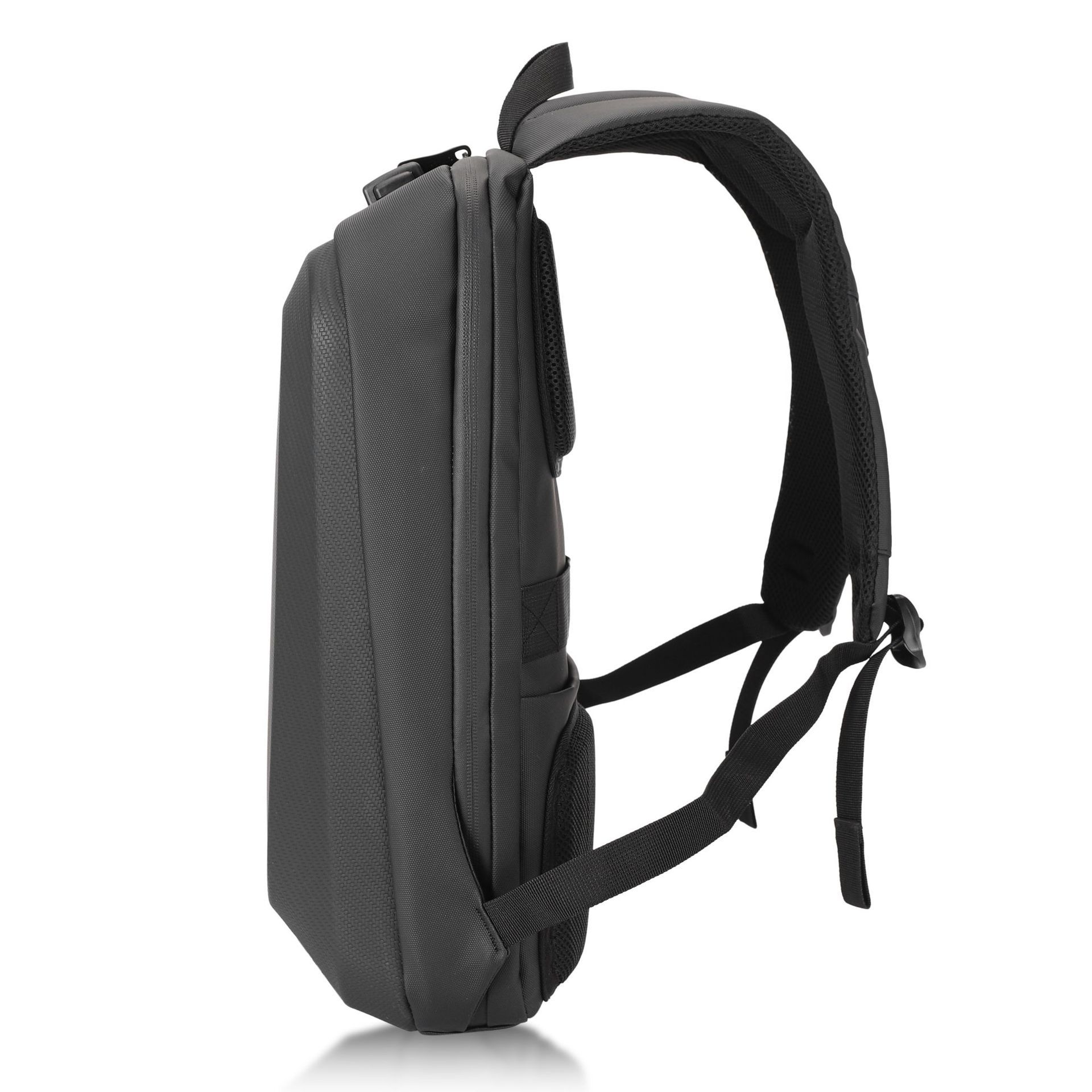 New business casual men's bag, hard-shell motorcycle men's backpack, fashionable business commuting computer backpack for men details Picture
