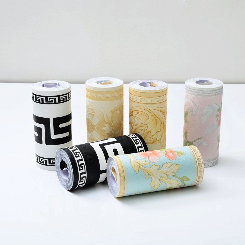 3D self-adhesive waistline PVC waterproof self-adhesive wallpaper for bathroom ceiling decoration lines wallpaper waistline Application Scenario