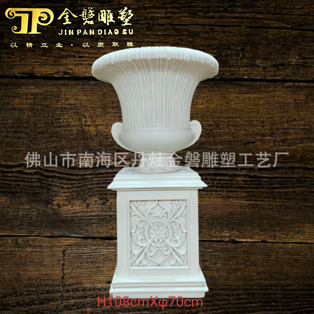 European-style flower POTS, outdoor garden landscape ornaments for villas, flower POTS, wholesale factory direct sales details Picture