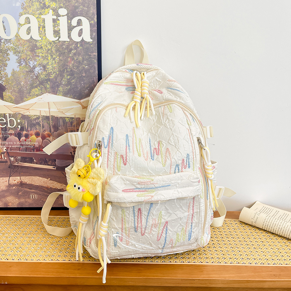 New Korean-style cute and good-looking schoolbag, college and high school backpack, lightweight and large-capacity soft girl single-shoulder bag Application Scenario