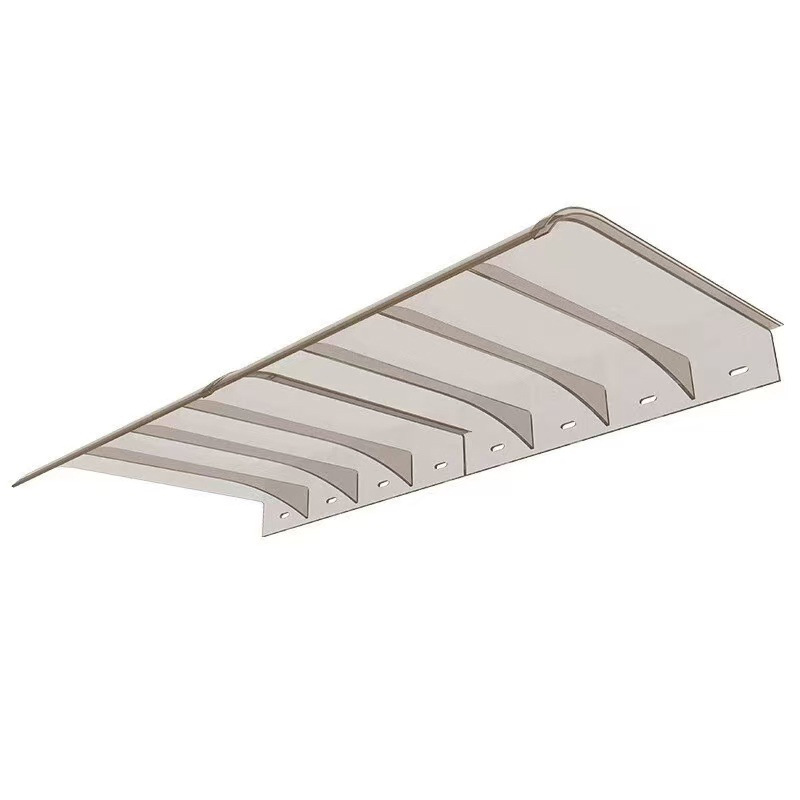 PC invisible canopy, unsupported polycarbonate sunshade, eaves, balcony, Windows, distribution box, plug, rainproof baffle Item Picture