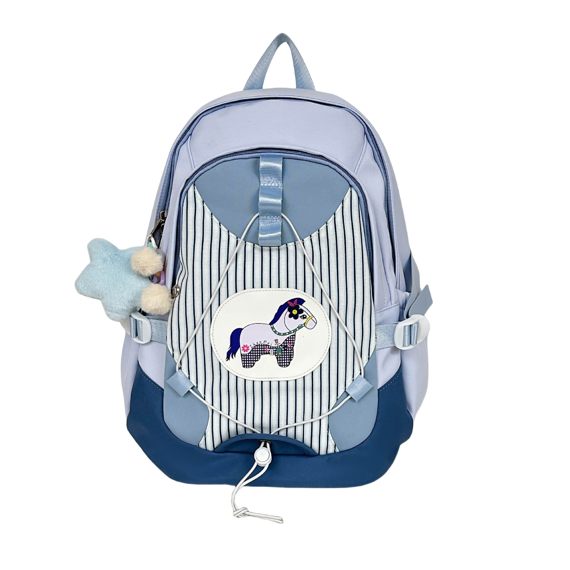 Japanese-style cute school style drawstring design student schoolbag with high appearance level, ins style versatile backpack for junior and senior high school Item Picture