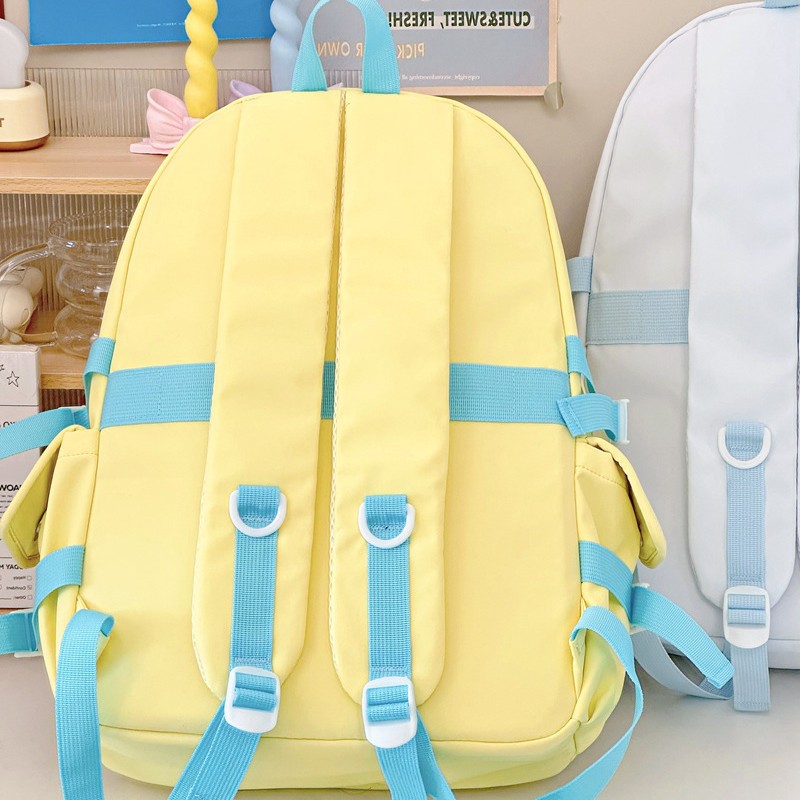 2025 New model for girls' commuting, large capacity, versatile, multi-layered 3-6 backpack, high appearance level, sweet backpack Specification drawing