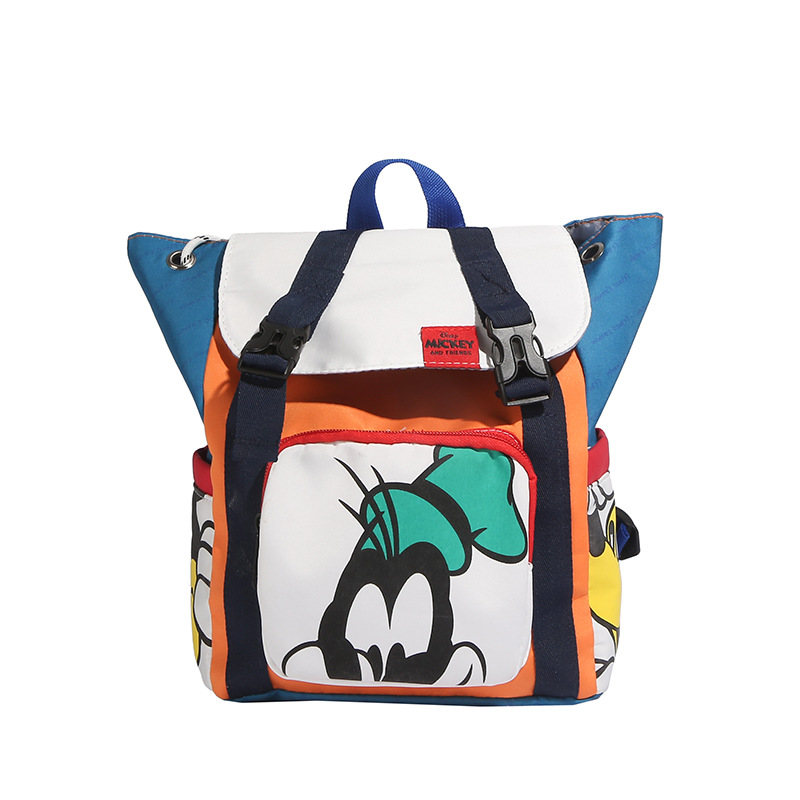 New children's spring outing backpack, a cool and trendy bag for girls to go out and play, a Korean version of Instagram graffiti lightweight backpack for girls Item Picture