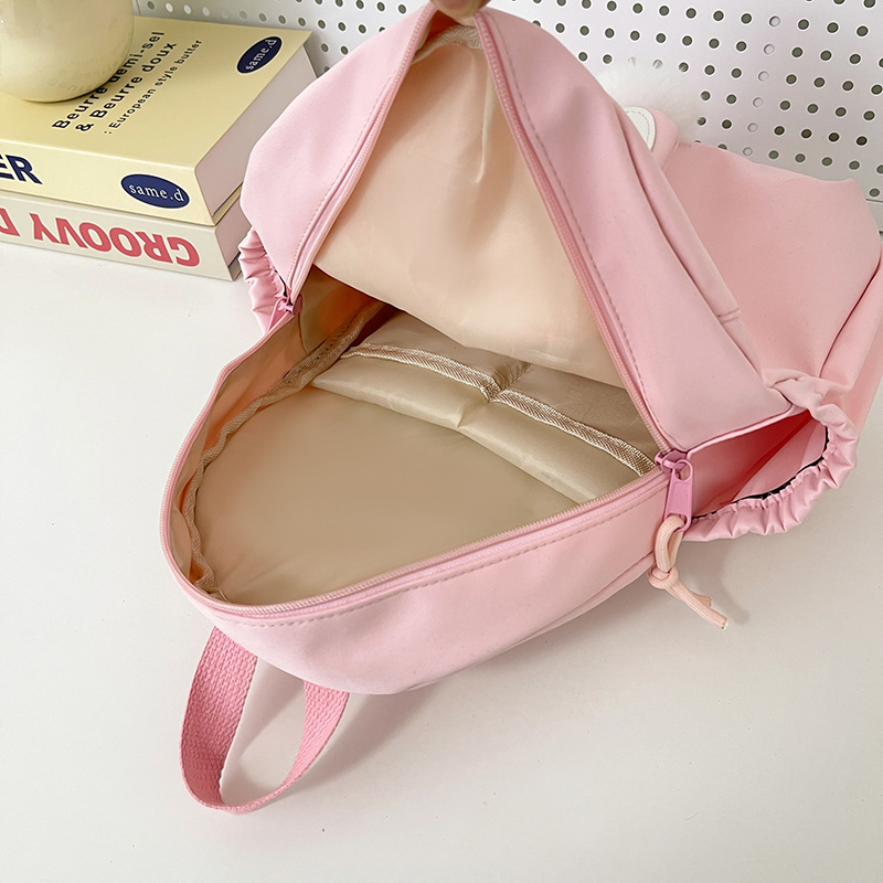 Cute rabbit bag, new Japanese-style Instagram sweet girl mini backpack, high appearance level children's spring outing small backpack Application Scenario
