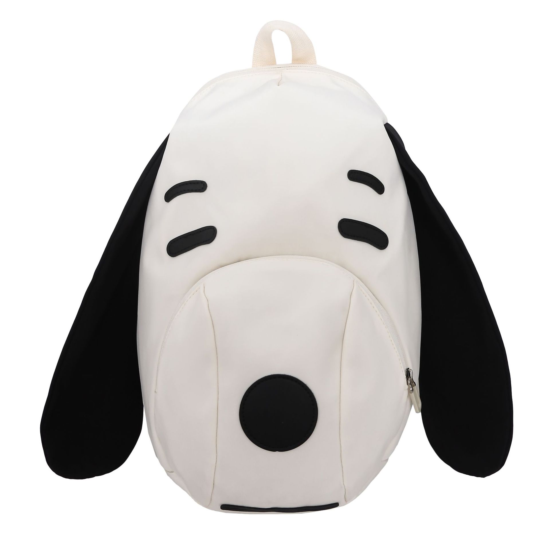 Cute puppy cartoon backpack, super cute and funny, large-capacity schoolbag, versatile travel bag, and niche backpack Item Picture