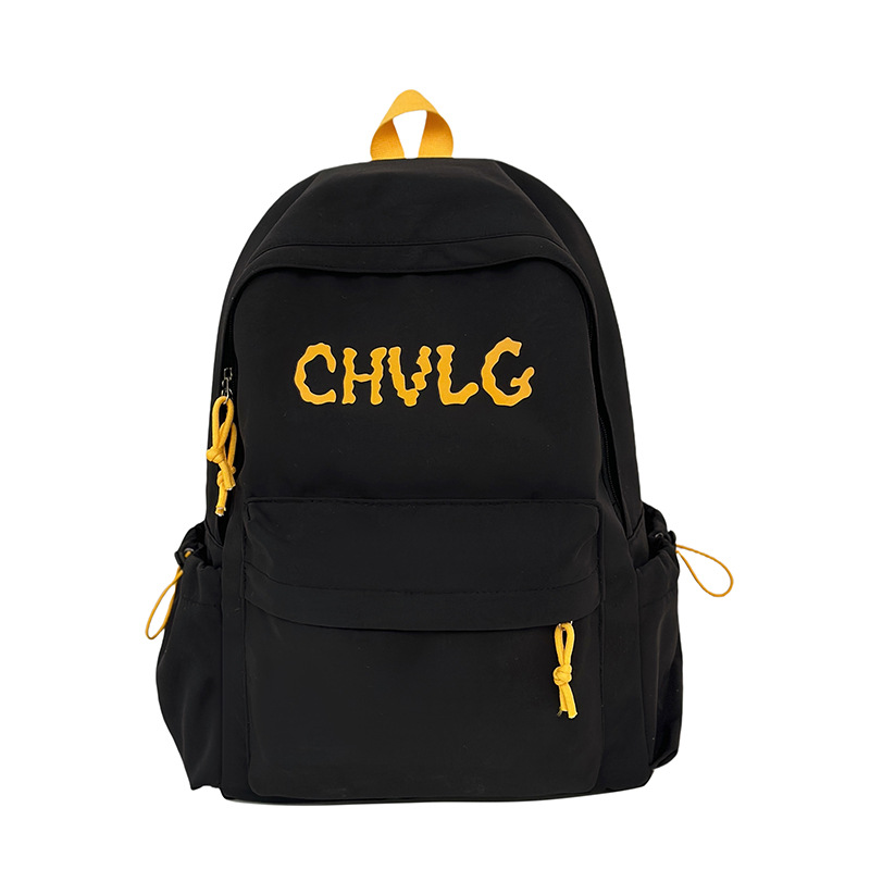 The 2025 new style of casual and versatile travel backpack with large capacity and high appearance standards is a trend for junior and senior high school students' schoolbags Item Picture