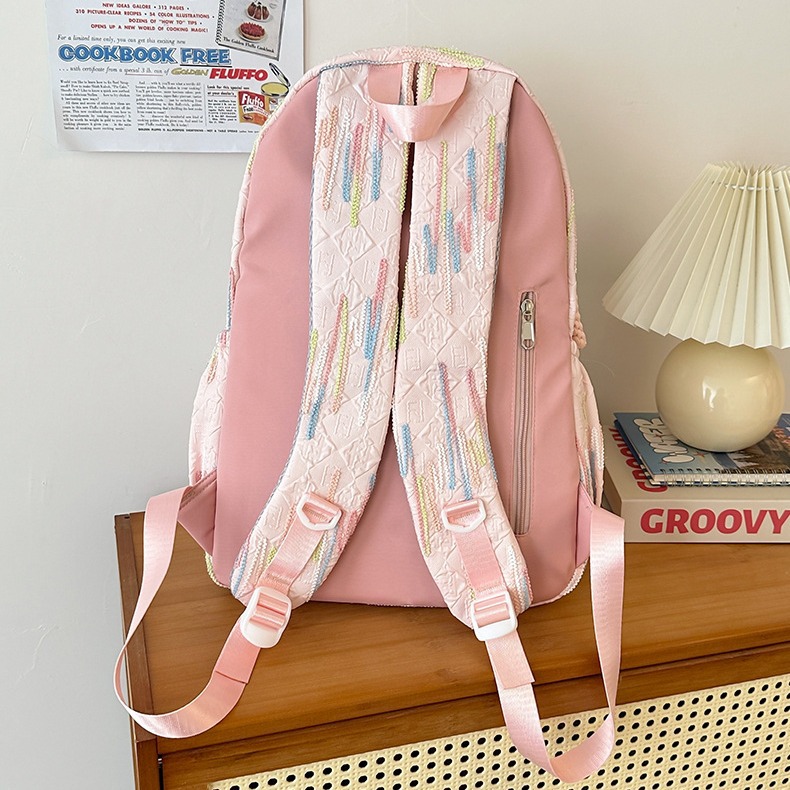 A cute summer girl's candy-colored schoolbag, a Japanese-style Instagram female college student backpack, fresh and cute mini back Application Scenario