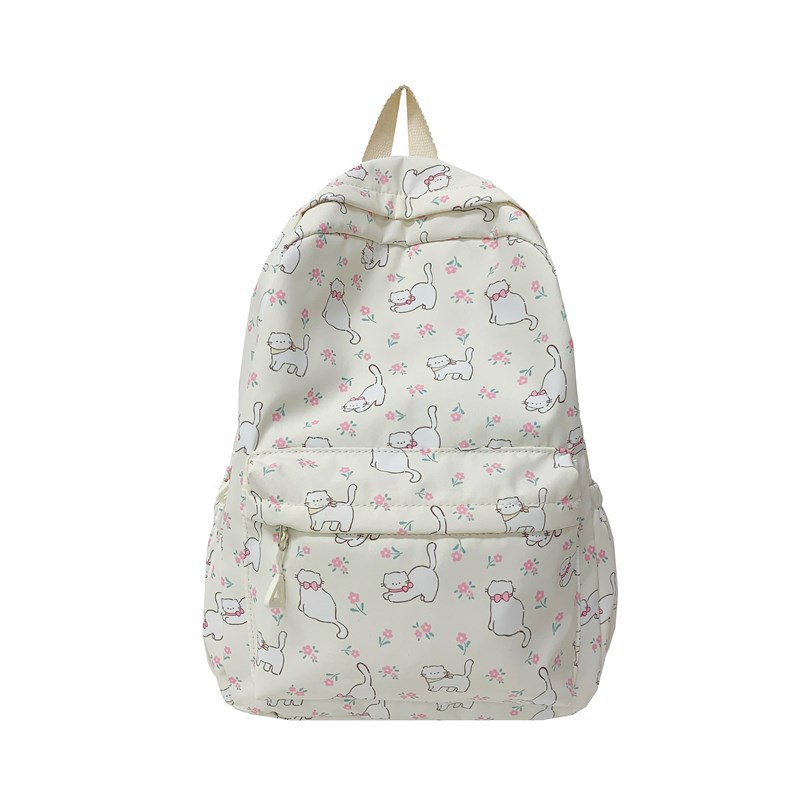 Cat schoolbag for junior high school girls, a niche 2025 new style backpack on Instagram. It's lightweight, has a high level of appearance, and is cute Item Picture