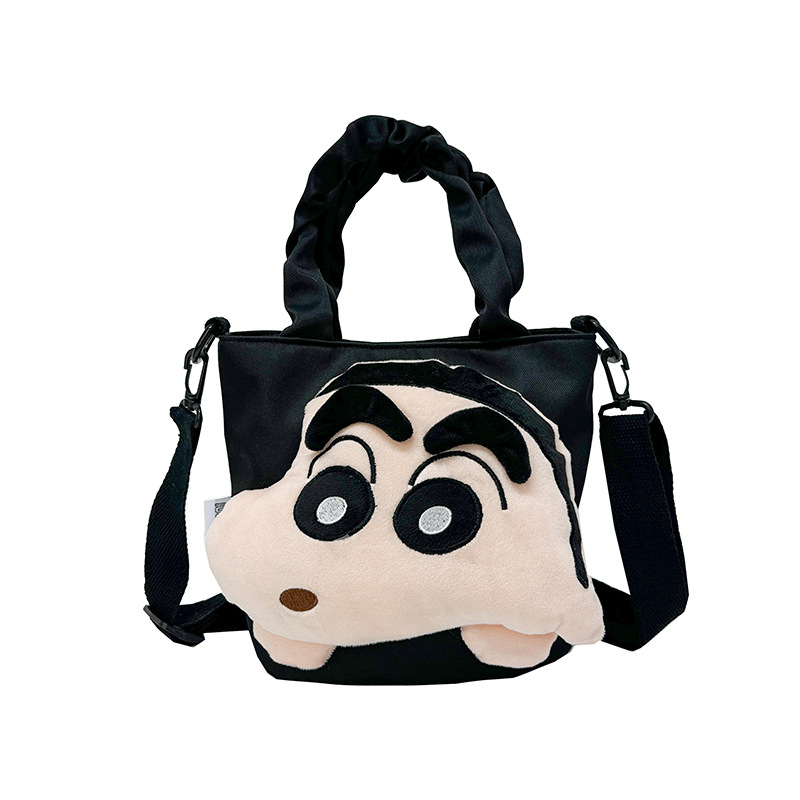 This cute plush crossbody bag is a versatile new casual handbag for children. It features a cartoon shoulder bag with storage space and an Ins-style backpack Item Picture