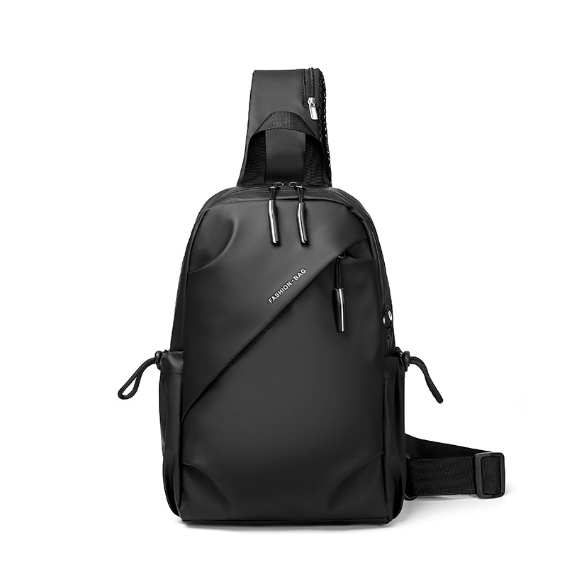 New cross-border men's crossbody bag 2024 Korean version casual Oxford cloth small backpack Trendy and fashionable sporty chest bag for men Item Picture