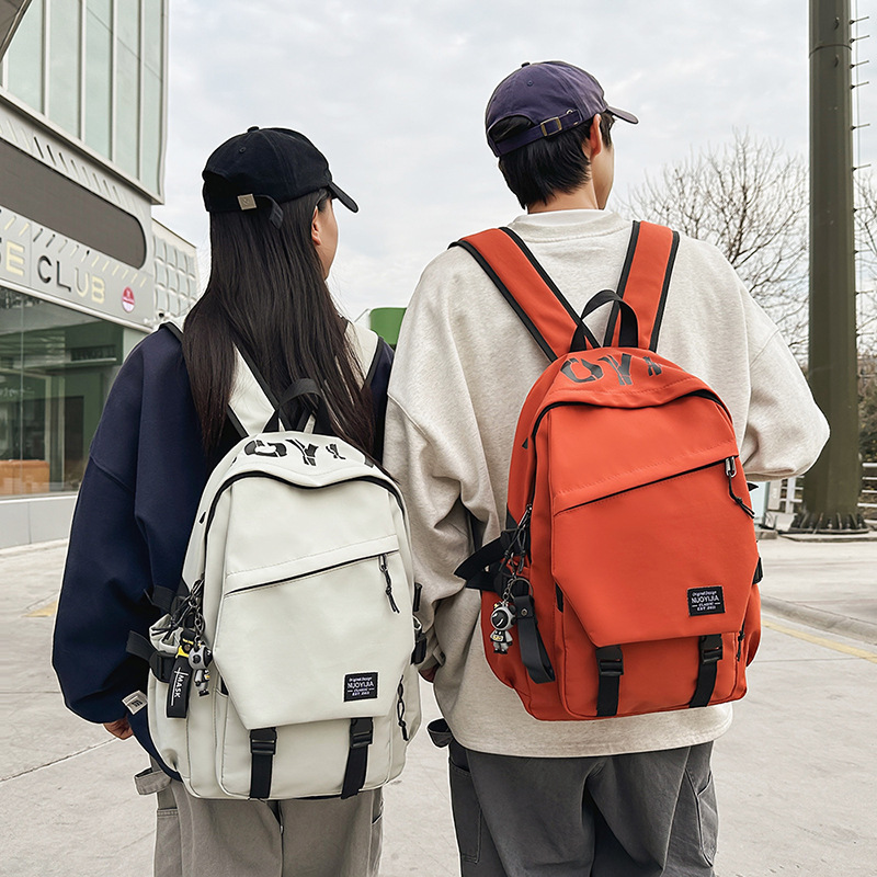 A new high-appeal, fresh and sweet macaron-colored backpack from Korean Instagram, a lightweight and large-capacity backpack for high school students full figure