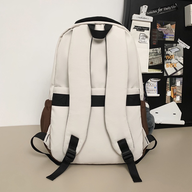 Japanese-style InS-style schoolbag for girls, Korean-style versatile backpack for junior high school and senior high school students, boys, multi-compartment backpack Specification drawing