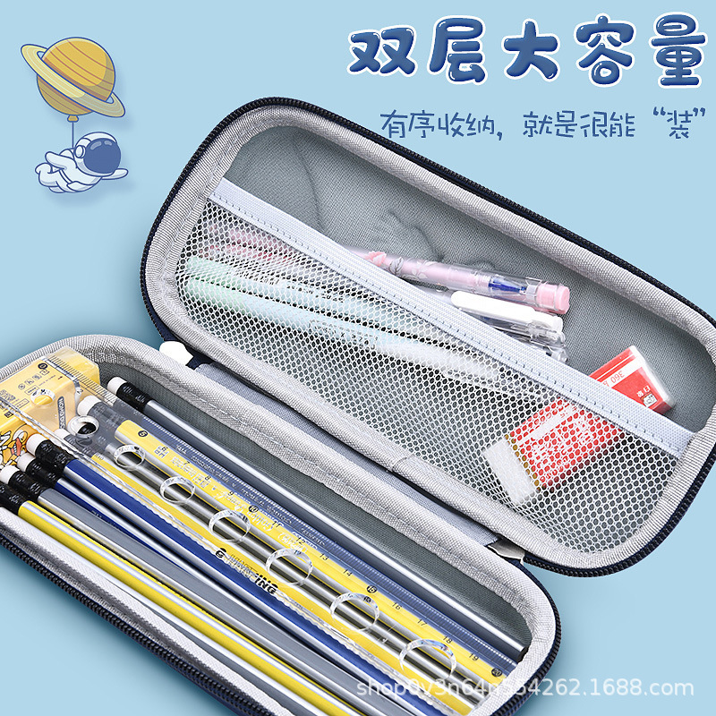 New popular children's pencil case, cartoon stationery box for primary school students, creative pencil case, colorful and fun storage for children Application Scenario