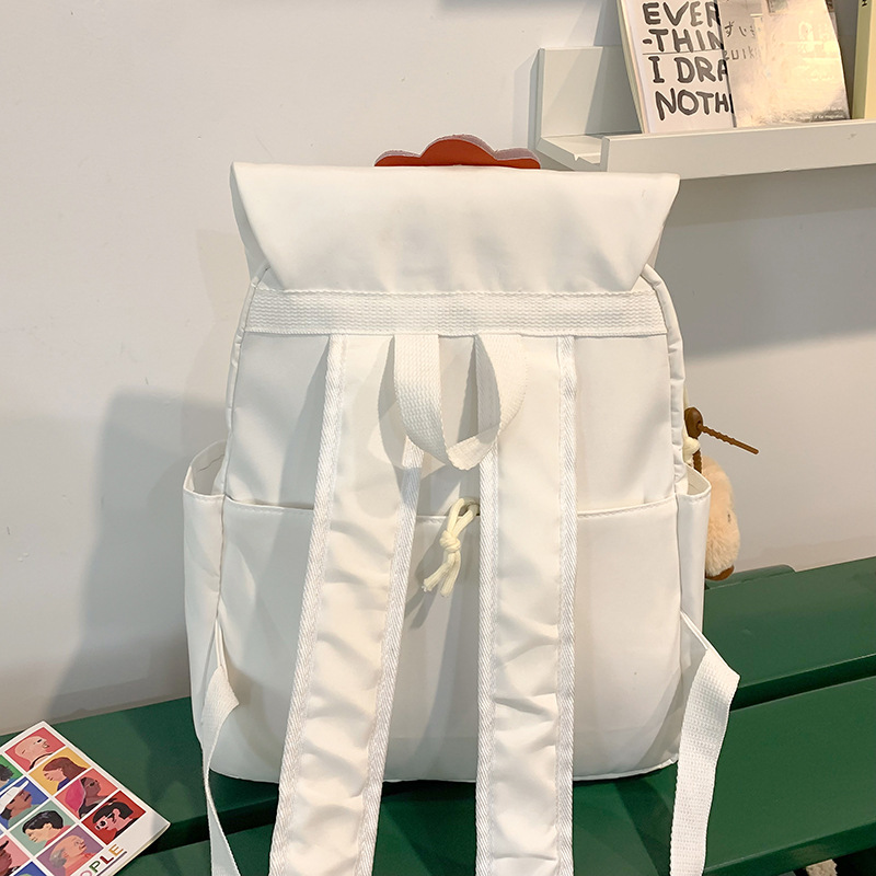 Cute cartoon, funny, lightweight and lightweight, high appearance level 2024 Japanese-style sweet chick, versatile travel girl backpack Specification drawing