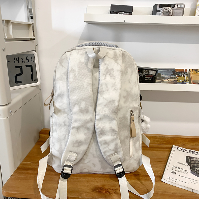 For male middle school students, it's a trendy and stylish Instagram backpack. For junior and senior high school students, it's a Japanese-style backpack with dark patterns. For female students Specification drawing
