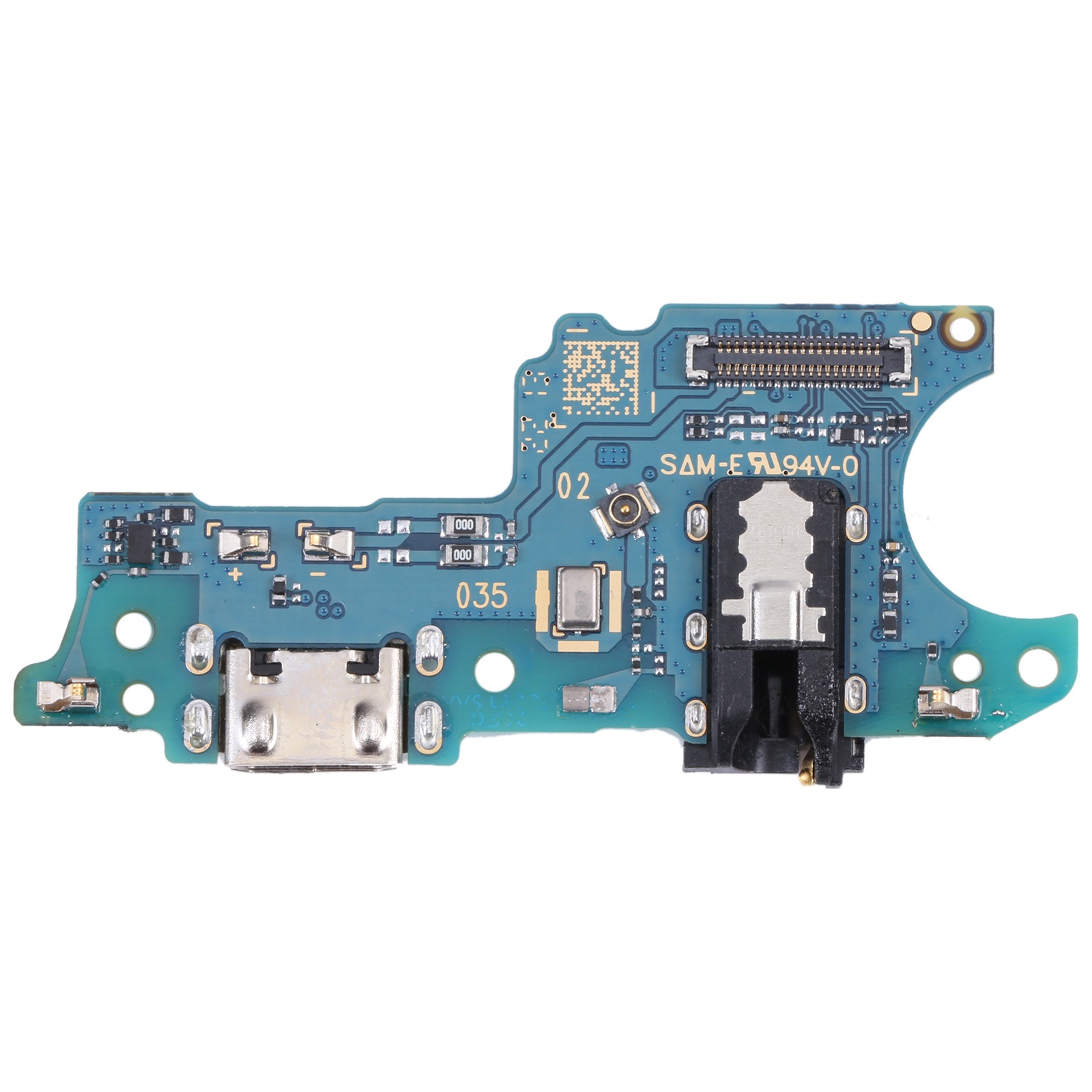 The tail plug-in small board with IC chip is applicable to the European version of Samsung for Galaxy A03 4G SM-A035F full figure