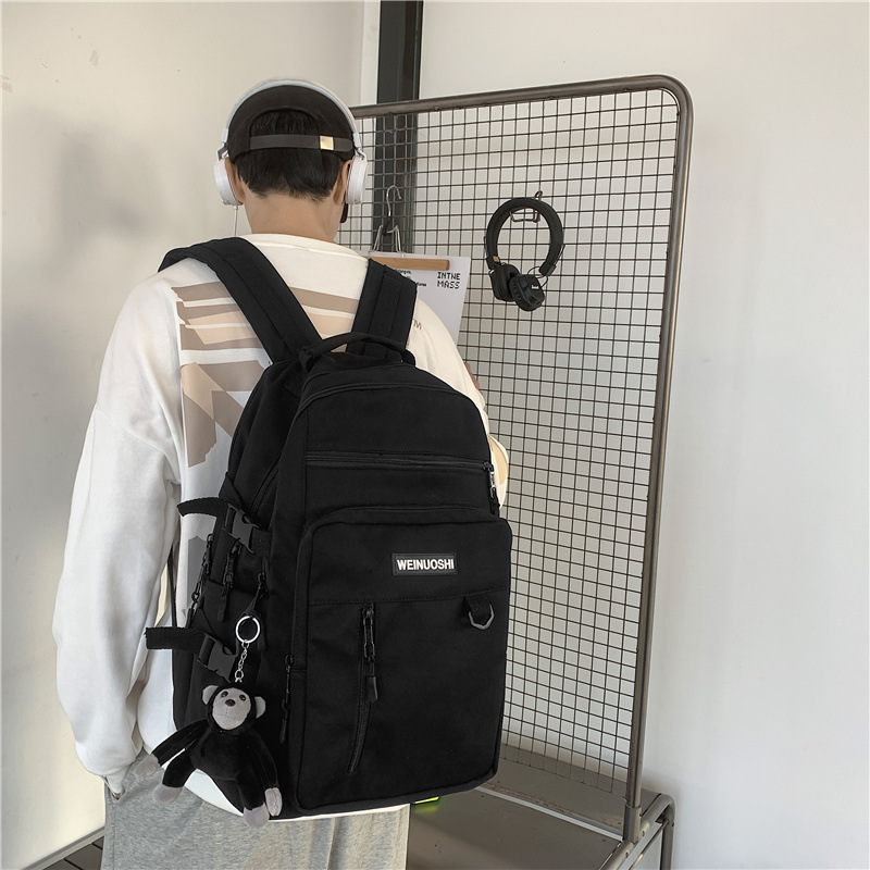 Backpack for male college students, large-capacity backpack for high school and junior high school students, trendy and fashionable couple backpack Application Scenario