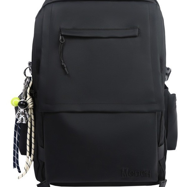 A new high-appearancelevel solid-color simple backpack from Korean Instagram, a couple's lightweight travel and mountaineering backpack with large capacity Item Picture