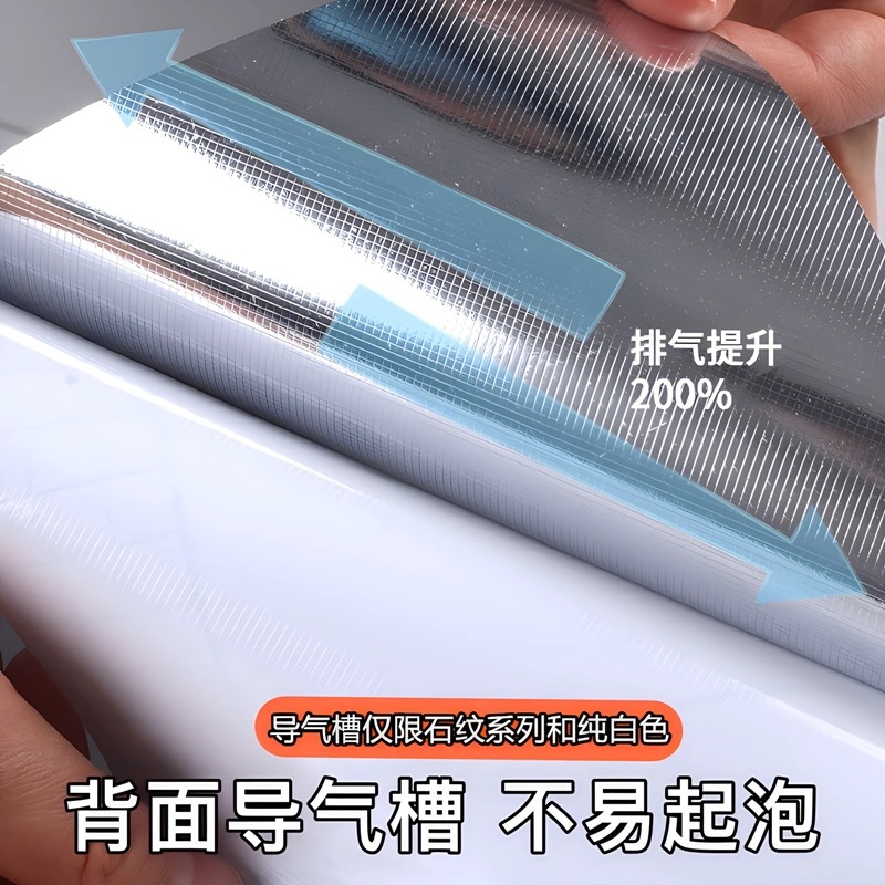 PET high-temperature resistant high-gloss cabinet door, stove top, furniture renovation protective film, kitchen self-adhesive paper, oil-proof and glossy surface Application Scenario