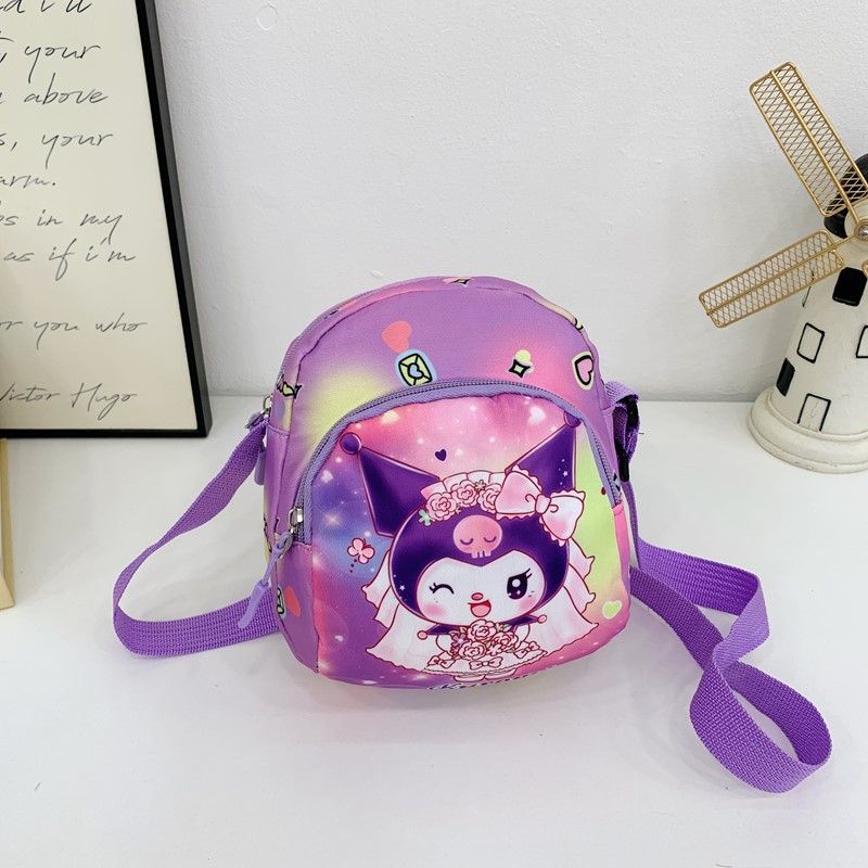 Kokai Kulomi cartoon children's Bag, Kindergarten baby small bag, fashionable single-shoulder crossbody bag, cool single-shoulder bag details Picture
