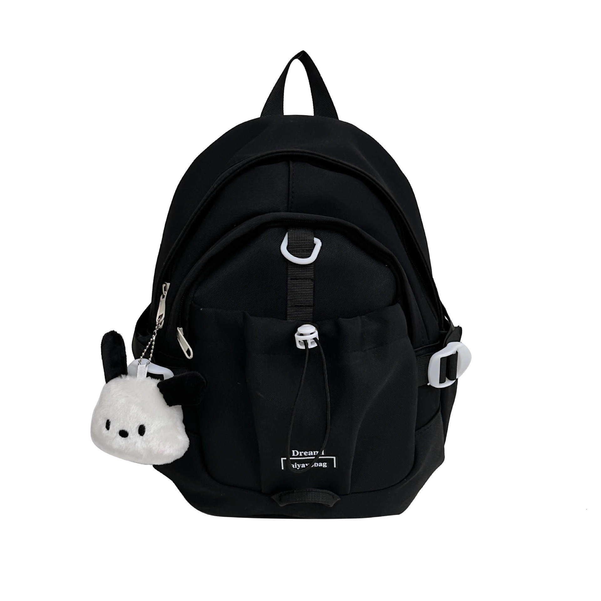 The Korean version of the ins color-blocking soft girl mini backpack is soft, cute and sweet. It's a mini backpack for children's outings Item Picture