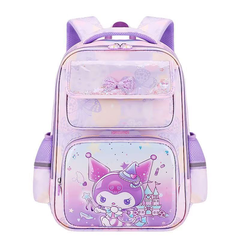 Kulomi Primary school girls' lightweight large capacity 1-3-6 grade children 's cartoon backpack wholesale Item Picture