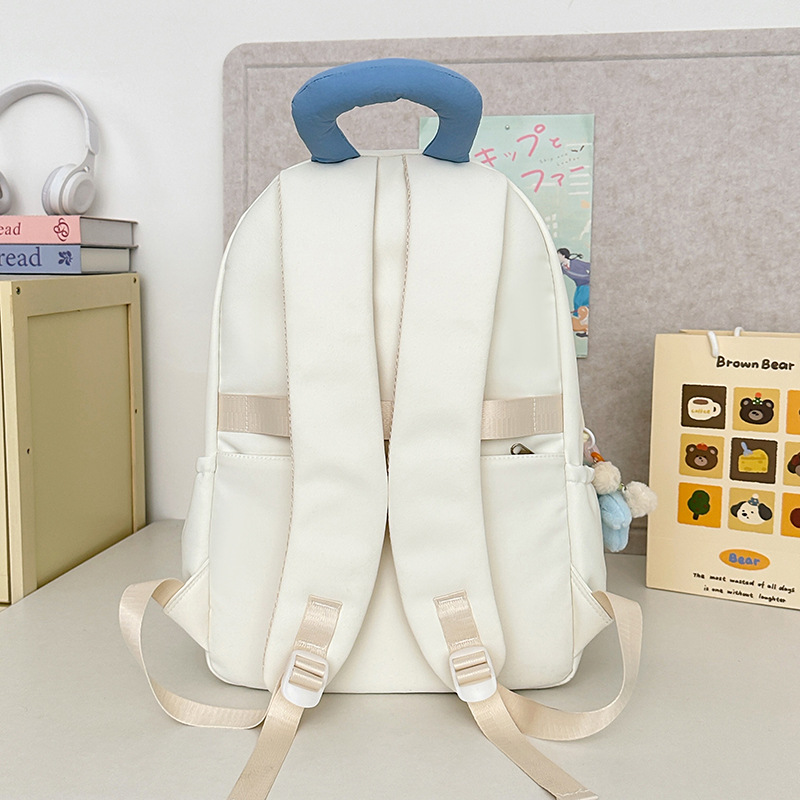 The new forest-themed ins high-appearance-level fresh, sweet and cute cartoon backpack is a backpack for middle school students in grades 1 to 3 Specification drawing