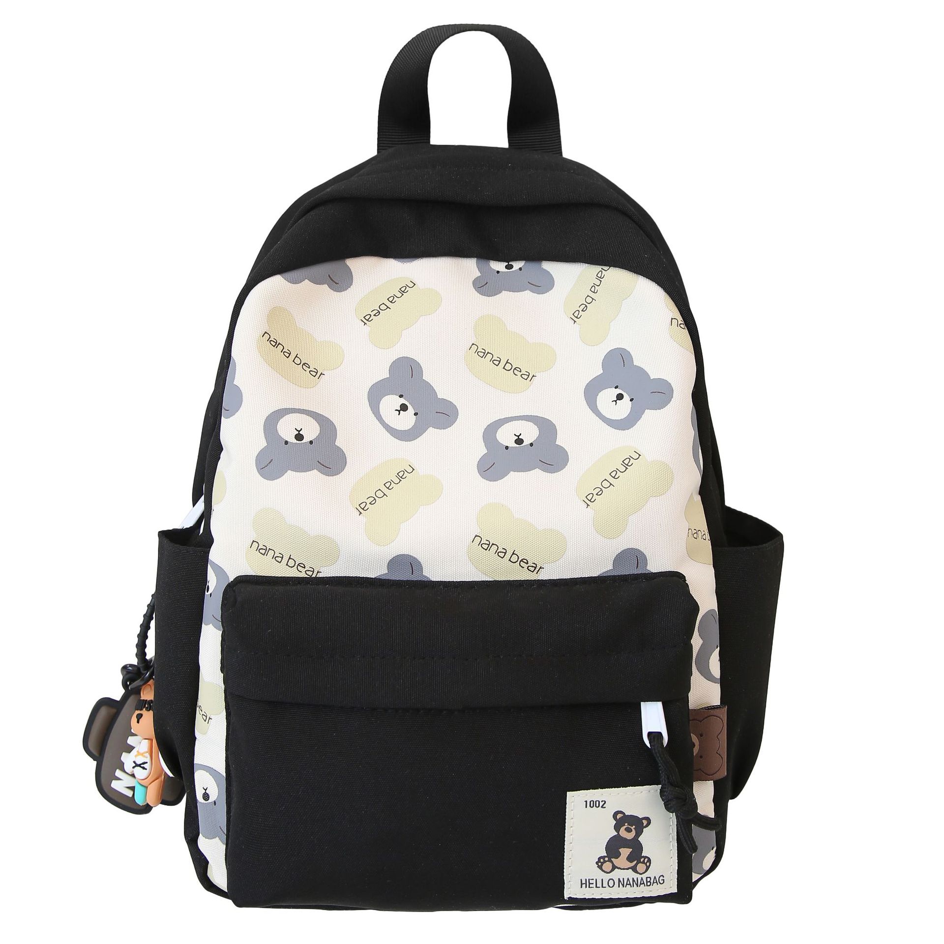 Korean-style schoolbag, versatile for girls, large-capacity and cute backpack, lightweight and stress-reducing school backpack for primary school students in grades 3 to 6 Item Picture