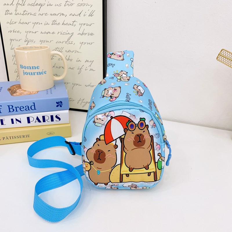 2025 New children's bags, cute cartoon coin purses for boys and girls, trendy crossbody bags, fashionable and casual chest bags details Picture
