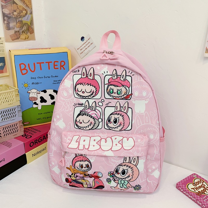 New lightweight, large-capacity and cute backpack for children, reducing the burden on girls, backpack for primary and junior high school students, and school bag for students details Picture