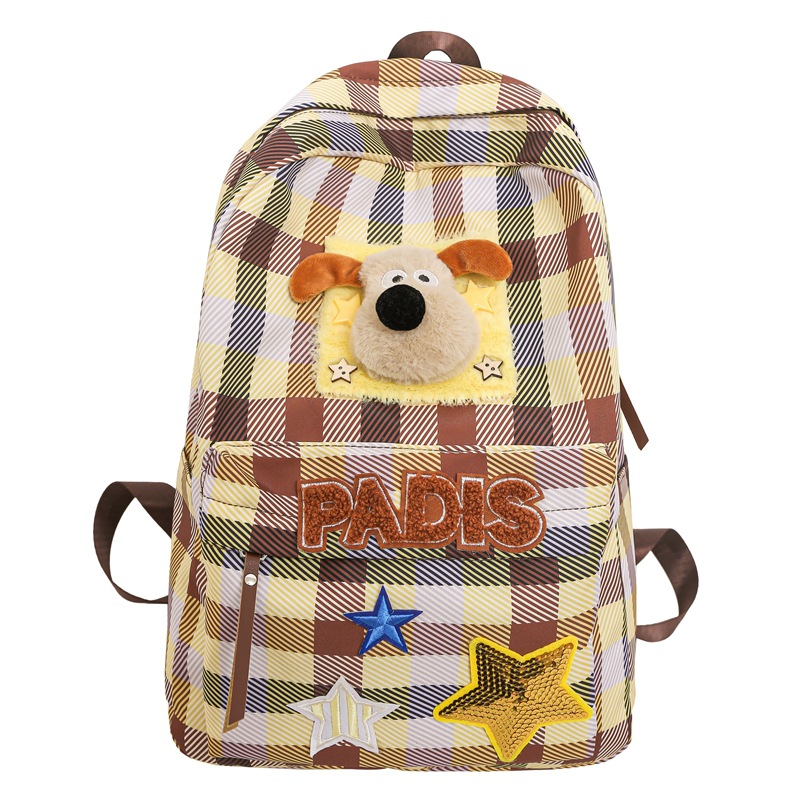Commuting and travel Japanese-style single-shoulder bag, cartoon casual shopping backpack, Korean-style versatile schoolbag for female college students, simple and elegant Item Picture