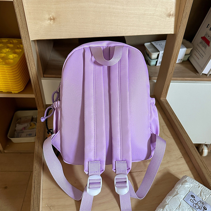 A new high-appearance-level, fresh and sweet "smug pain bag" from Korean Instagram, a casual, simple and lightweight backpack for primary and secondary school students Specification drawing